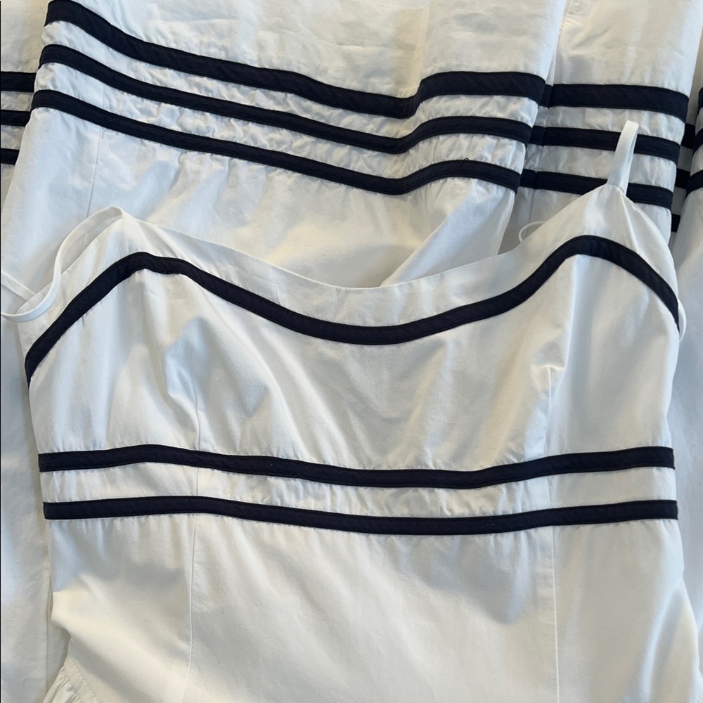 Moon River Sailor Poplin Midi Dress - Picture 4 of 8